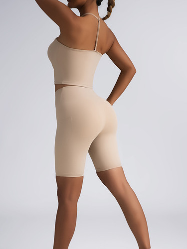 Women's Two-Piece Lounge Set - Casual Spring Outfit with Pockets