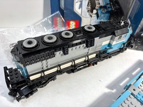 LEGO RC Train: Maersk Container Train 10219 Box, manuals see description + rails