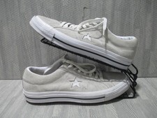 Converse One Star Trainers Mens UK 10 Grey Suede EU 44 161577C Lace Up Low Top