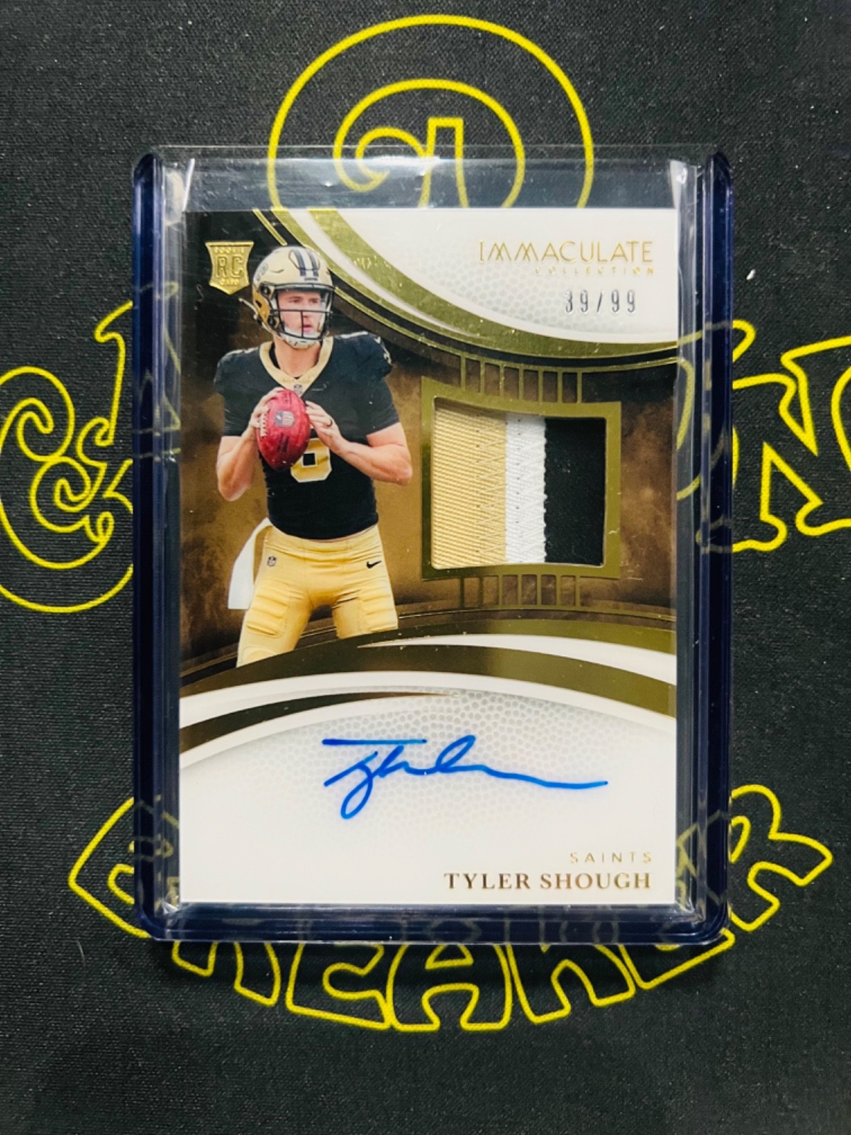 2025 PANINI IMMACULATE - TYLER SHOUGH - ROOKIE PATCH AUTOGRAPH - 39/99 - #105