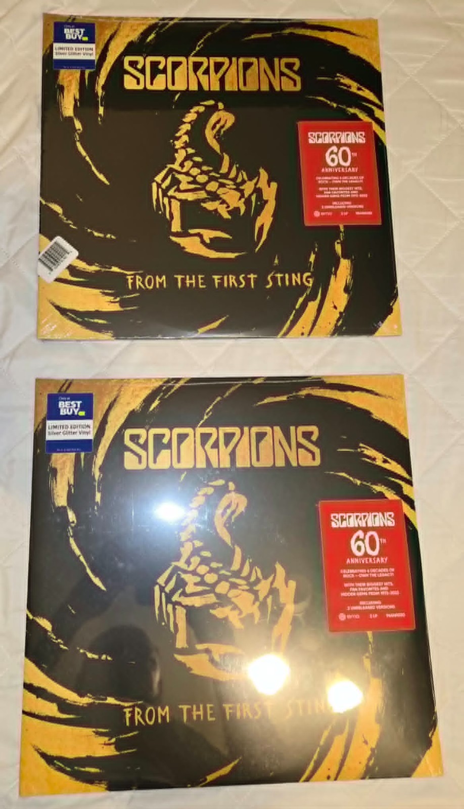 SCORPIONS - From The First Sting Vinyl (Limited Silver Glitter) 2 LP New-Sealed