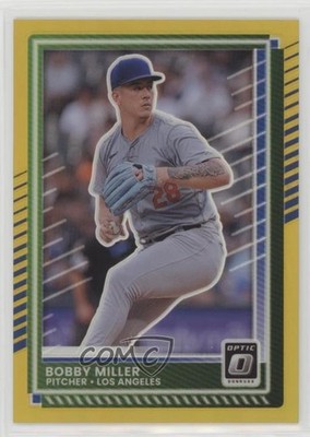 2025 Panini Donruss Gold /10 Bobby Miller #91 8d2