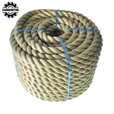 3 Strand Twisted Rope 1 In  100 Feet PP Manila Rope For Safety Line Landscaping