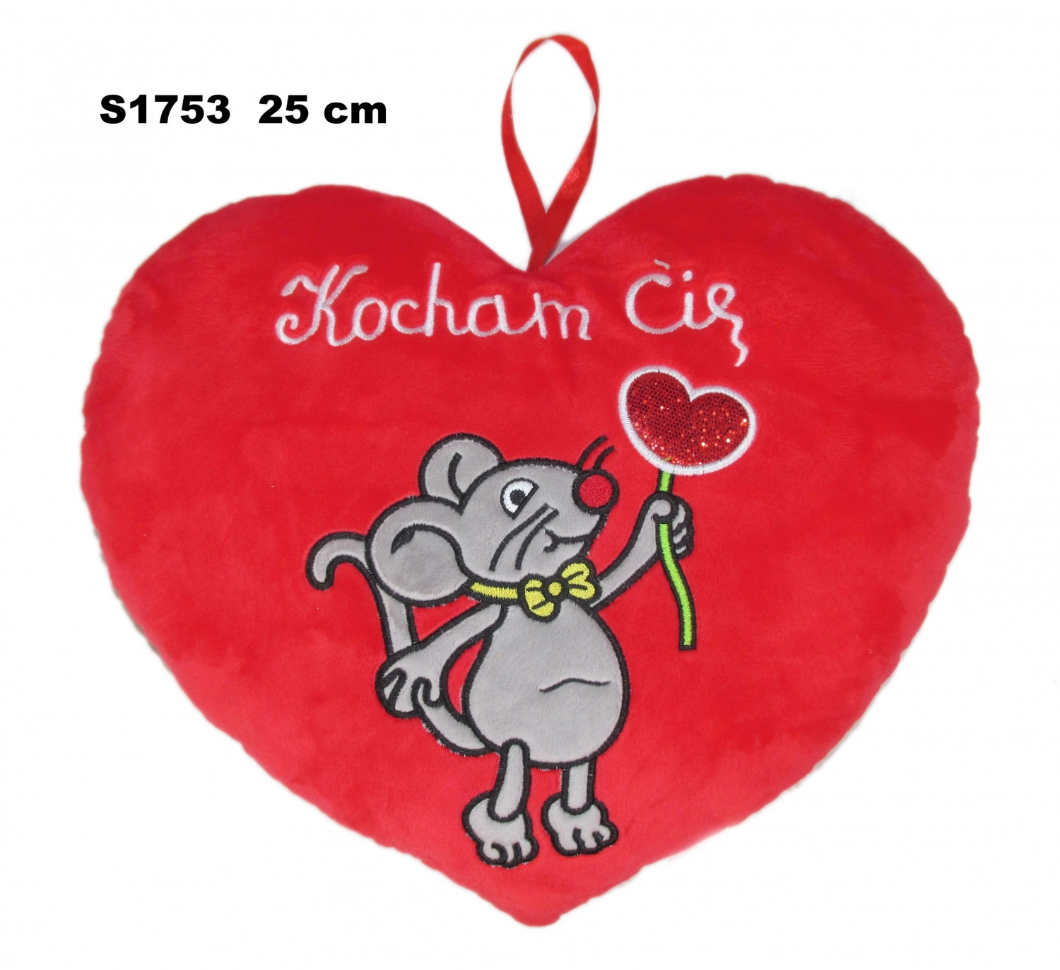 5904073170064 Плющак Серце 25 см червоне Кочам Чен Валентинки СОЛНЕЧНЫЙ ДЕНЬ S1753-2