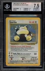 Pokemon Snorlax Holo No Set Symbol Error Jungle 11 Bgs 7.5