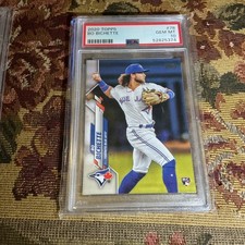 2020 TOPPS #78 BO BICHETTE RC ROOKIE CARD Graded PSA 10 Gem Mint. rookie card picture