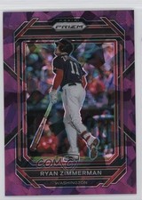 2023 Panini Prizm Purple Ice Prizm Ryan Zimmerman #203 0u66