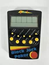 Vintage 2 In 1 Blackjack Poker Handheld Electronic Game 