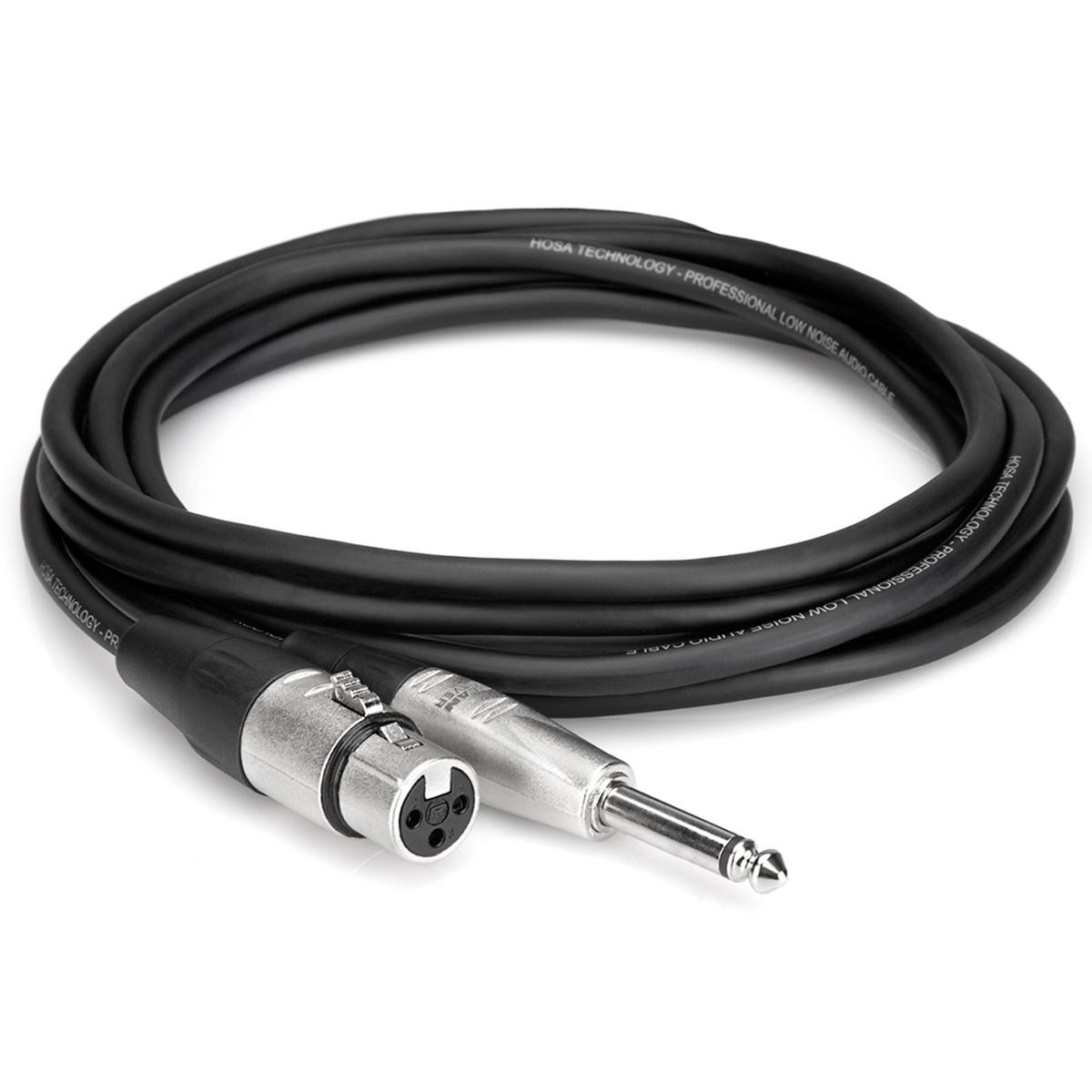 Hosa Technology 15 Pro Unbalanced Interconnect Rean 3-Pin XLR Female to 14 T 4690₽