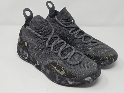 Nike Zoom KD 11 Gold Splatter Camo Sole Size 9.5 Basketball Shoes