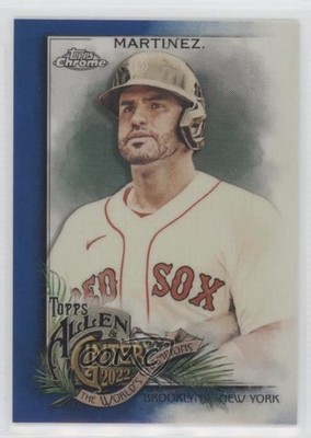 2022 Topps Allen & Ginter Chrome Blue Refractor 60/150 JD Martinez #166 09dw