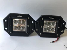 Nilight Lot of 2, 42W Flush Mount LED Driving Lights, Jeep