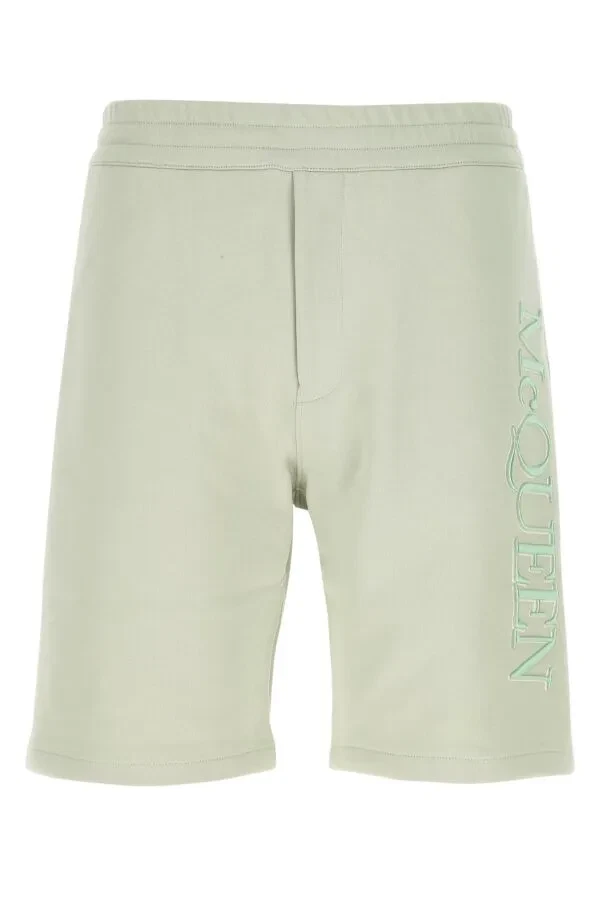 Alexander McQueen — Alexander mcqueen men's green bermuda shorts