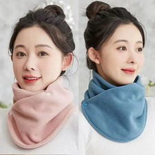 New Lamb Fleece for Women Scarves Winter Warm Fake Collar Scarf Plush Bib Snood
