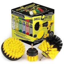 Drillbrush Drill Brush Attachment Set   Household Cleaning Brushes for Bathro...