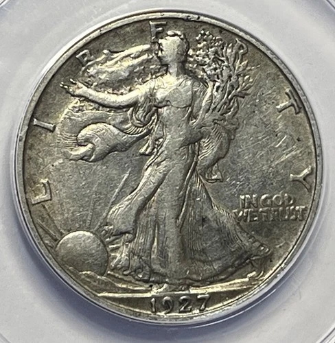 1927-S Walking Liberty Half Dollar - ANACS XF-40 Details; Nice Better Date Coin!