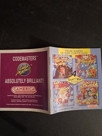 Quattro Arcade (Nintendo Entertainment System, NES) Manual Only