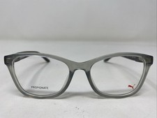PUMA Eyewear PJ00540 004 49-16-125 Smoky Gray Eyeglasses Frame EO55