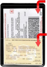 StoreSMART Black Auto Insurance and Registration Card Holder - 10 Pack