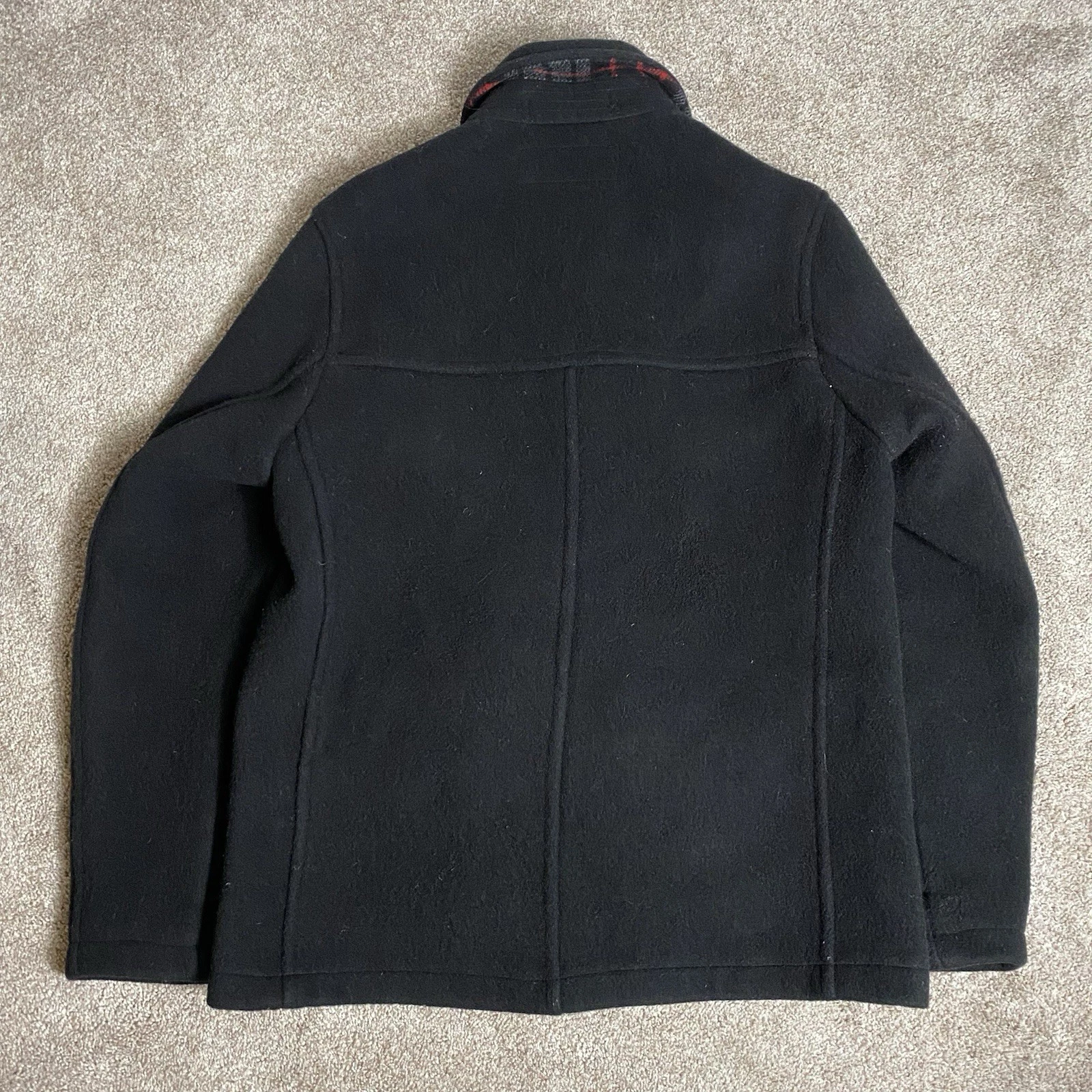 Gloverall Original English Coat Jacket Black Wool Donkey Formal Chore 36 XS - product detail image 2
