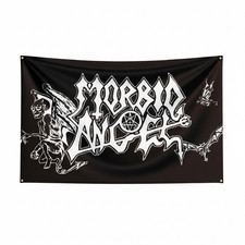 Morbid Angel metal band Polyester Flag Banner Tapestry Hang Wall Art Decor 3x5Ft