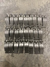 2” 316ss Pipe Clamps/straps For Unistrut Stainless Steel Lot Of 25