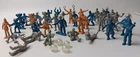 Collection of Vintage Marx Tom Corbett Spaceman and Aliens Figures Total of 36