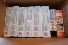 BITS  PIECES LOT OF 8 AMERICANA 300 EXTRA LARGE pc puzzles - COMPLETE - EC