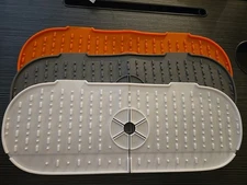 Kitchen Sink Splash Guard Pack 3 – Fast Draining Silicone Faucet Mat