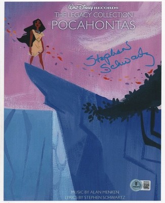 Stephen Schwartz autographed signed 8x10 photo Beckett BAS COA Composer Pippin