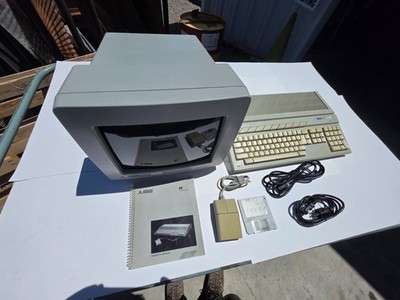 VTG 80s ATARI ST SYSTEM: 1040STF-SC1224 Monitor-STM1 Mouse-Manual-USA ST Disk