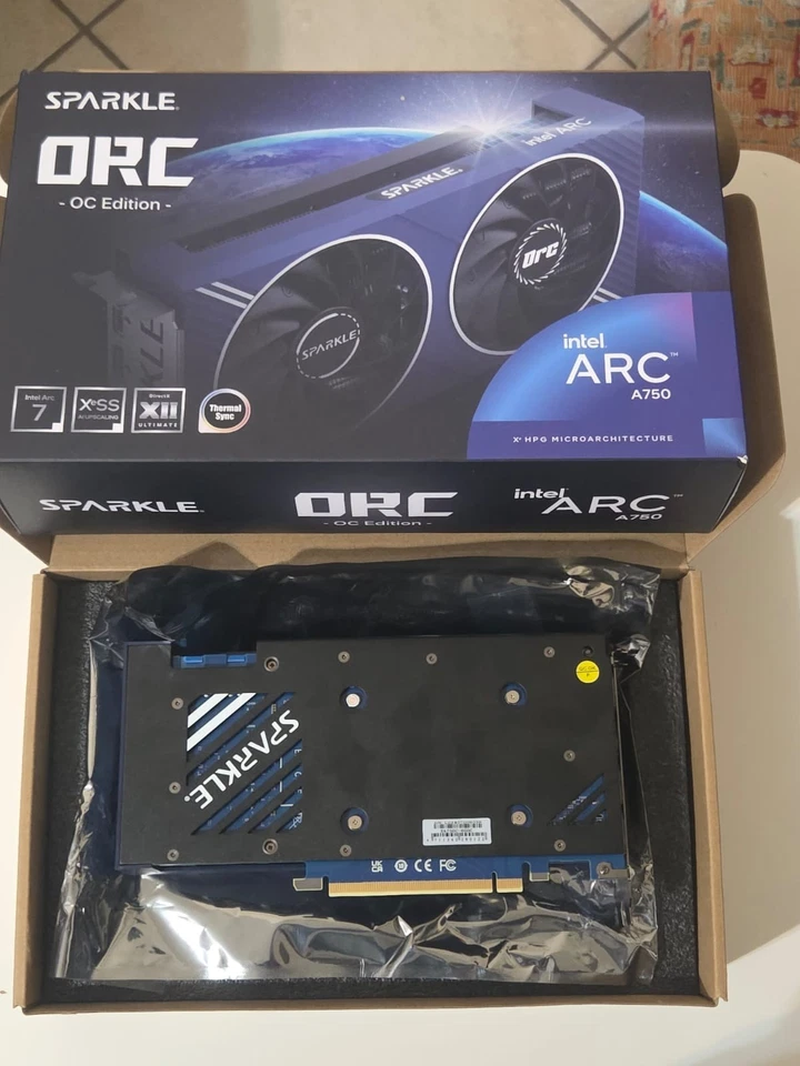 Scheda video Intel ARC A750 OC Edition - Immagine 2 di 4