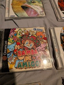 sega dreamcast console bundle - 21 games -  fishing pole, maracas 2 controllers