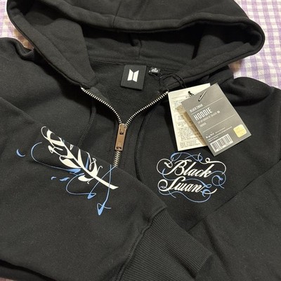 BTS Black Swan Zip-up Hoodie Schwarz M
