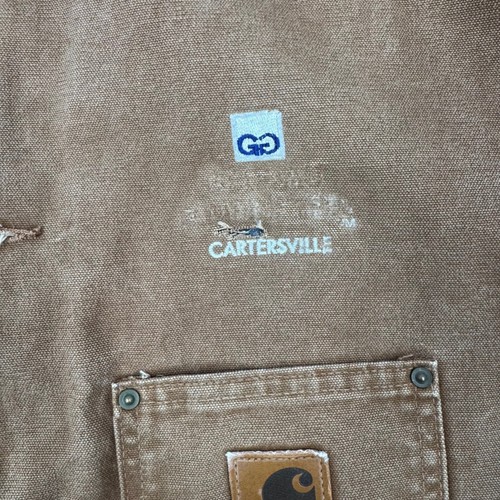 Carhartt Workwear Chore Coat Jacket Mens 2XL Brown Blanket Lined C02 BRN - Picture 7 of 16
