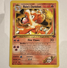 WOTC Blaine's Charmeleon 31/132 Gym Challenge Unlimited Uncommon 70 HP on eBay