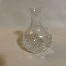Royal Doulton Pattern Lead Crystal Bud Vase Glass Rare