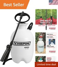 Chapin 1-Gallon Pump Sprayer with Adjustable Nozzle  Long Hose