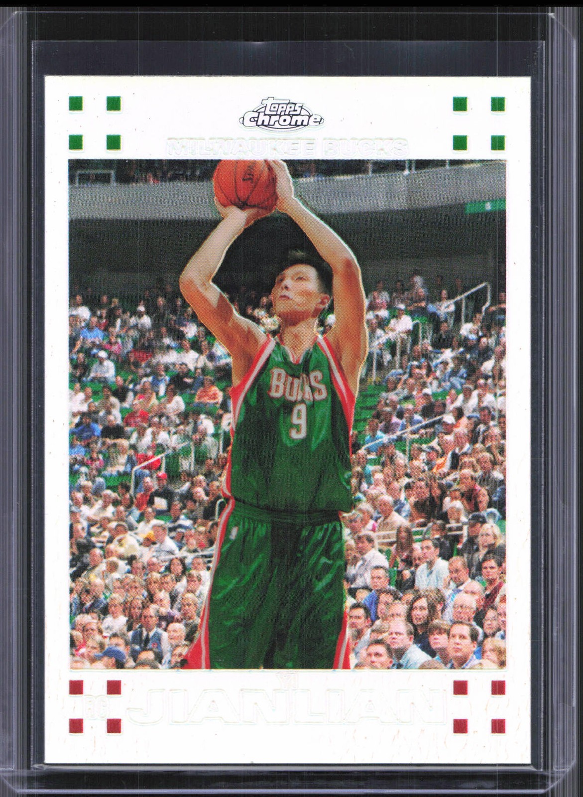2007-08 Topps Chrome #135 Yi Jianlian Refractors #/1499