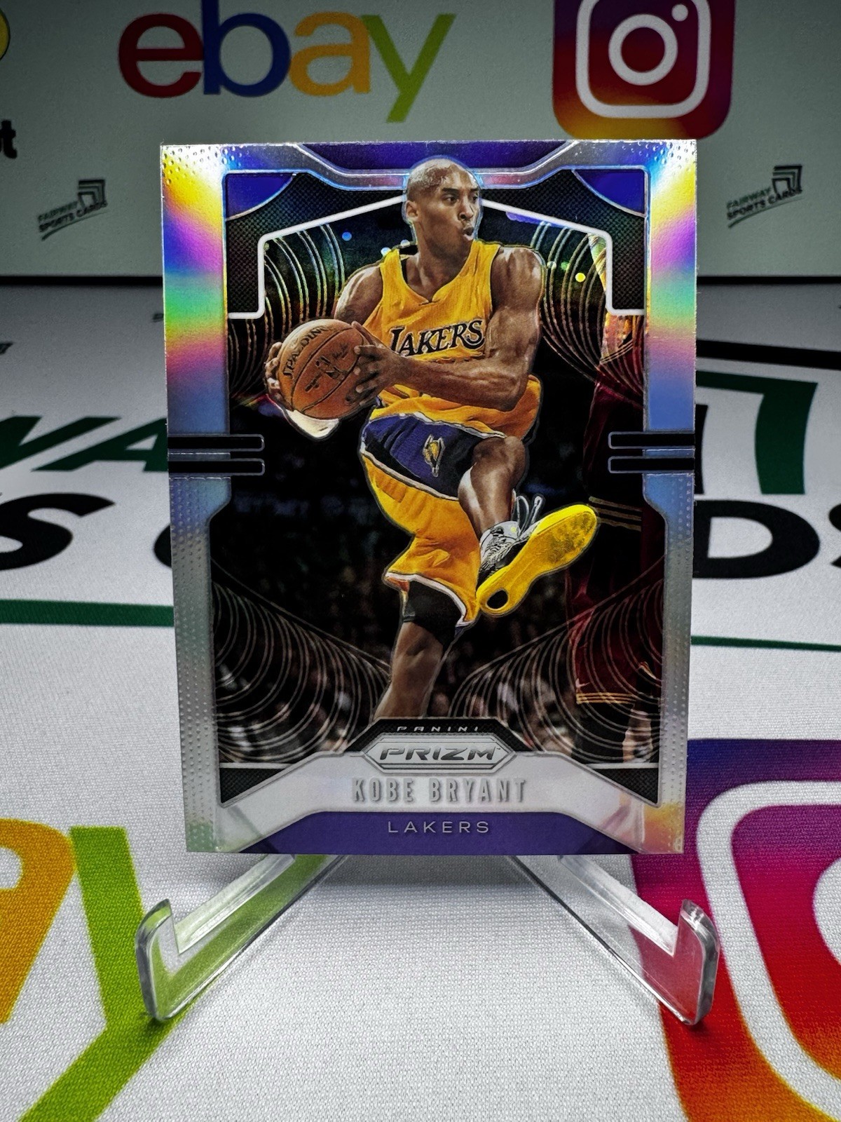 2019-20 Prizm Kobe Bryant Silver Prizm #8 - Los Angeles Lakers