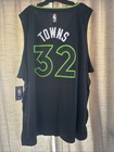#32 Karl-Anthony Towns Minnesota Timberwolves NBA Gray Jersey 5XL