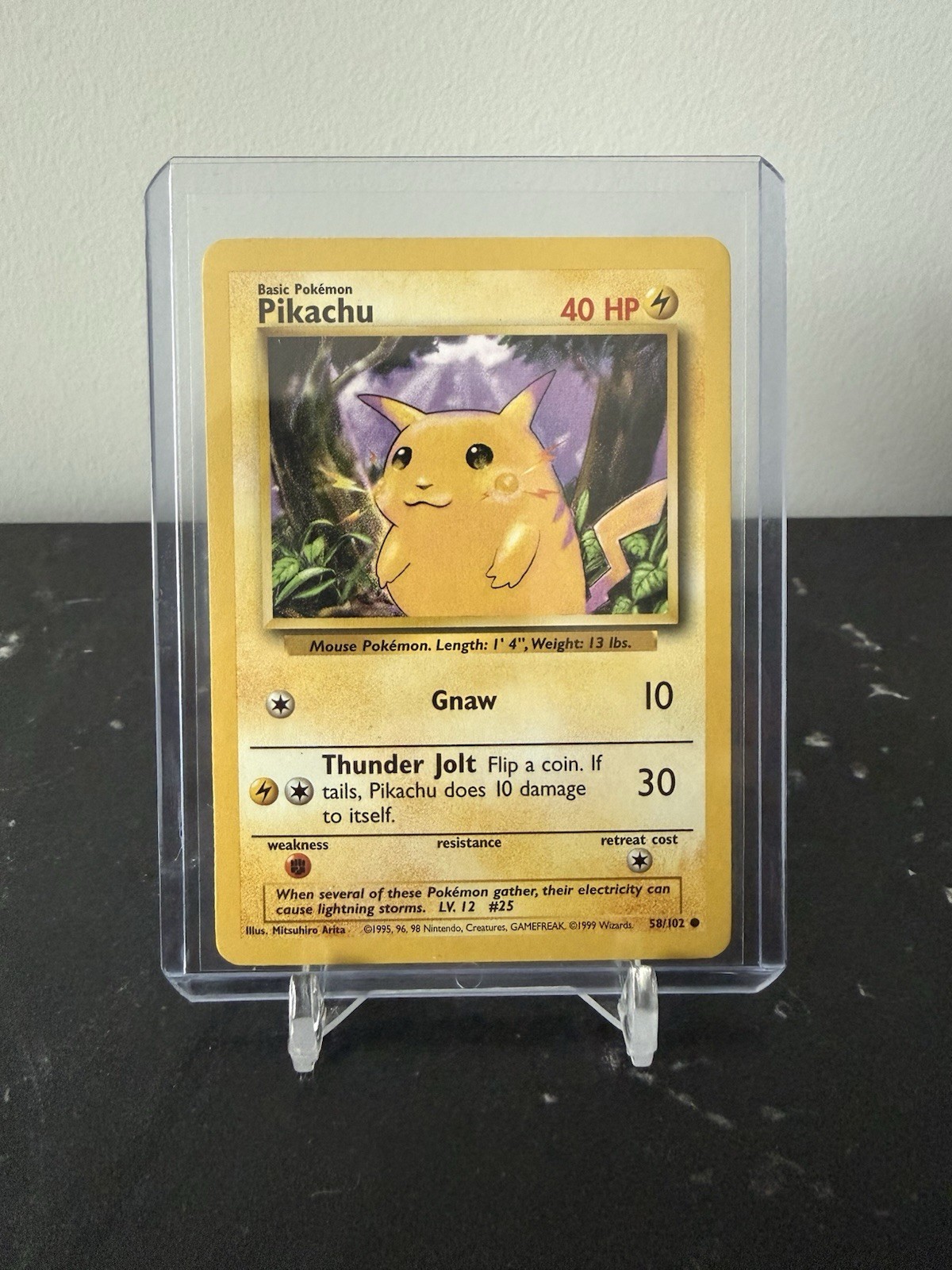 Pokémon TCG Pikachu #058/102 Base Set