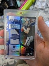 Panini 2023 Plates & Patches Double Coverage Aidan O'Connell Blue /50 Raiders N…