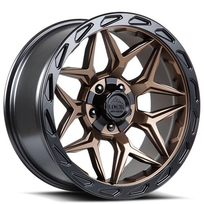 20x10''Lock Off-Road Wheels Matrix Matte Bronze with Matte Black Ring (5 pcs)