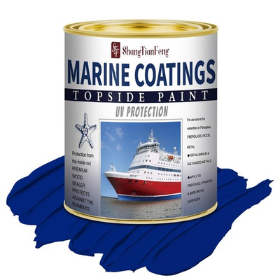 #ad Marine Boat Paint 32oz Brilliant Navy Blue Deck amp; Aluminum Boat Bottom Paint $28.99