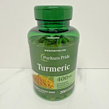 Puritan's Pride Turmeric 400mg - 200 Capsules - EXP 01/28