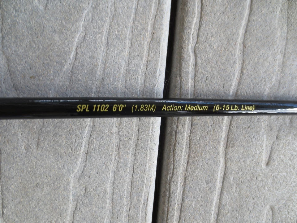 Shakespeare Ugly Stik SPL 1102, 6’0”, 2 Piece Medium Spinning Rod 6-15 Lb Line - Image 4 of 4
