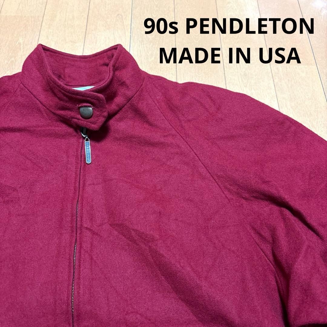 Pendleton 90s US Wool Swing Top Jacket Blouson L … - image 1