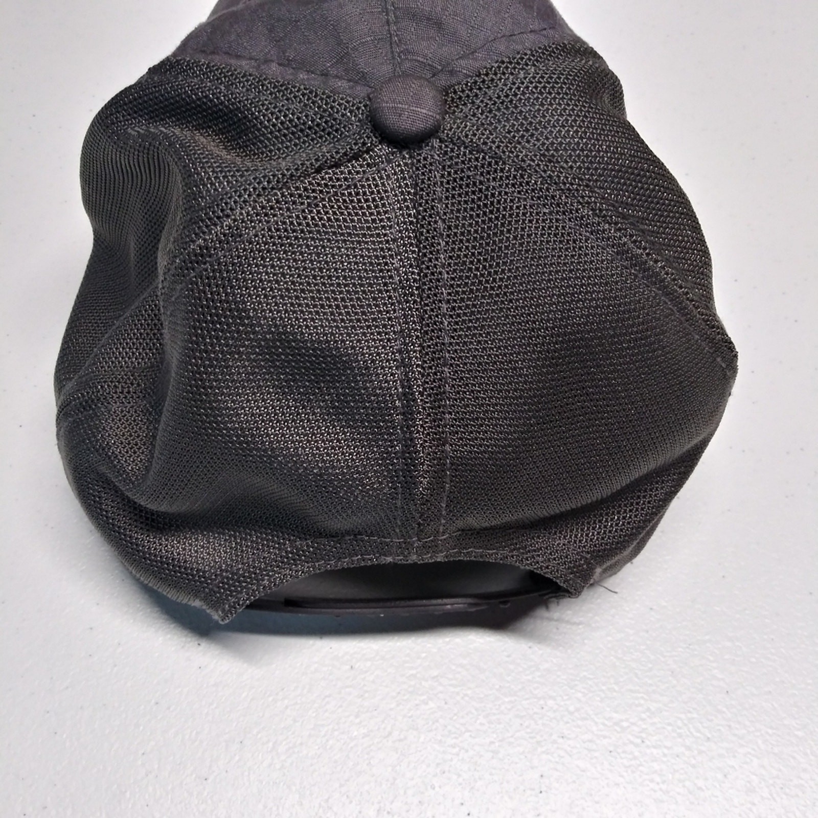 Roxy Charcoal Gray Adjustable Baseball Cap Distre… - image 4