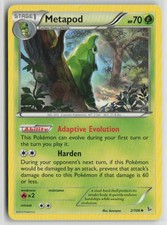 Metapod 2/106 Uncommon Flashfire Pokemon Lightly Played